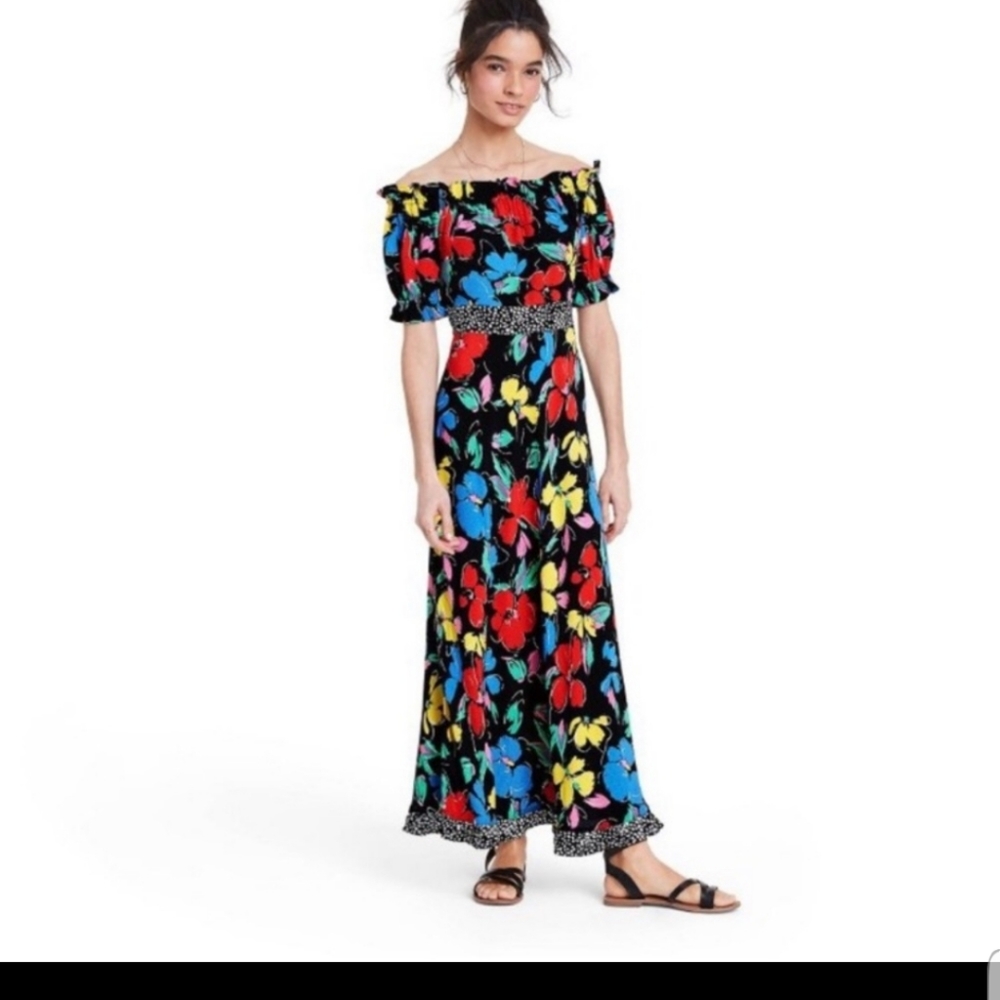 Rixo Floral Off the Shoulder  Dress Target